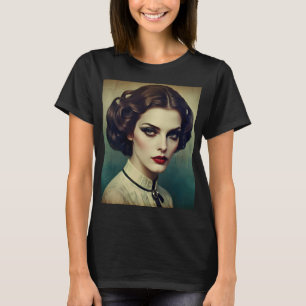 Vintage retro woman T-Shirt