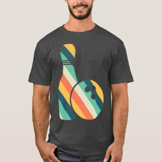 Vintage retro youthful style Bowling T T-Shirt
