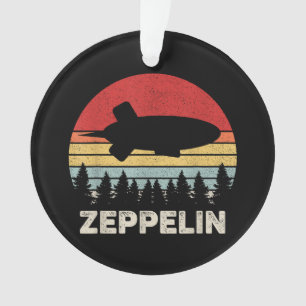 Vintage Retro Zeppelin Shirt Dirigible Airship Ornament