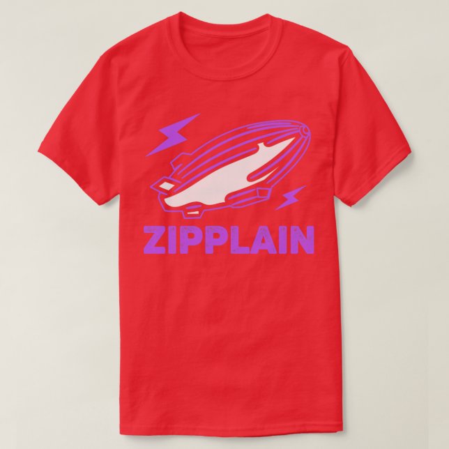 Vintage Retro Zeppelin tee Dirigible Airship7 (Design Front)