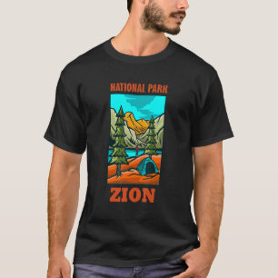 Vintage Retro Zion National Park Utah T-Shirt