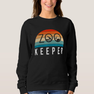 Vintage Retro Zoo Keeper Animal Keeper Sweatshirt