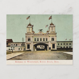 Vintage Revere Beach, Massachusetts Postcard