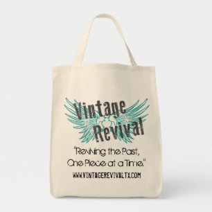 Vintage Revival Logo Tote Bag