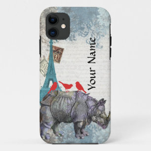 Vintage rhino iPhone 11 case