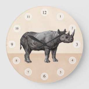 Vintage Rhino Clock