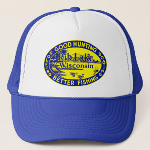 Vintage Rib Lake Wisconsin Trucker Hat