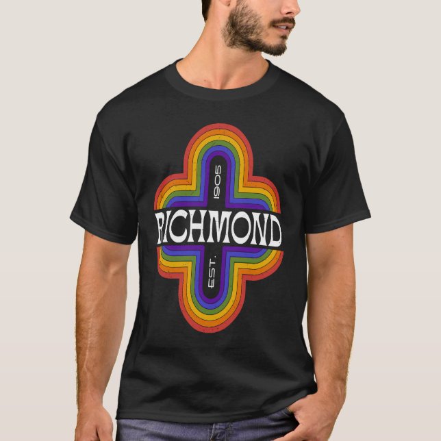 Vintage Richmond California 1905 souvenir T-Shirt (Front)