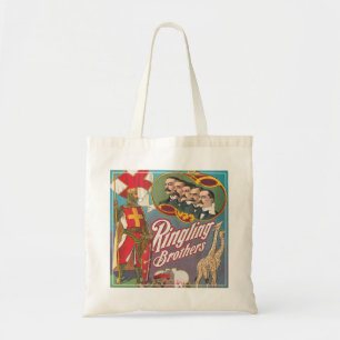 Vintage Ringling Brothers Circus Poster Tote Bag