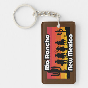 Vintage Rio Rancho New Mexico Key Ring