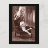 Vintage risque girl photo
