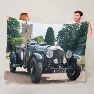VINTAGE ROADSTER FLEECE BLANKET