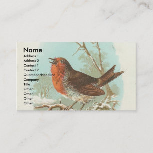 Vintage Robin Business Card