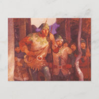 Vintage Robin Hood and His Merry Men by NC Wyeth