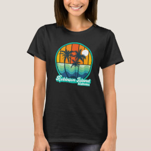 Vintage Robinson Alabama Summer Vacation Beach Sou T-Shirt