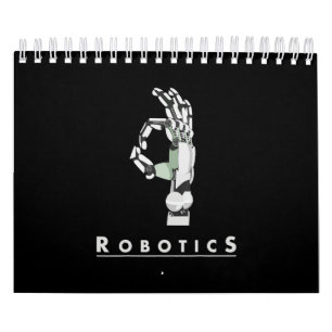 Vintage Robotics Hand Robotic Lover Funny Gift Calendar