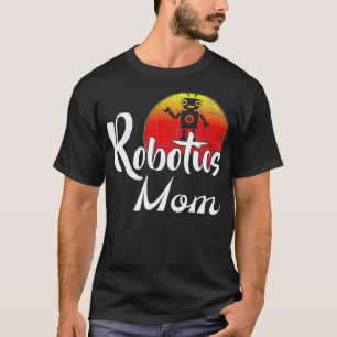Vintage Robotics Mum Retro Sunset Funny RobotRobot T-Shirt