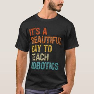 Vintage Robotics Teacher Retro Robotic Class Profe T-Shirt