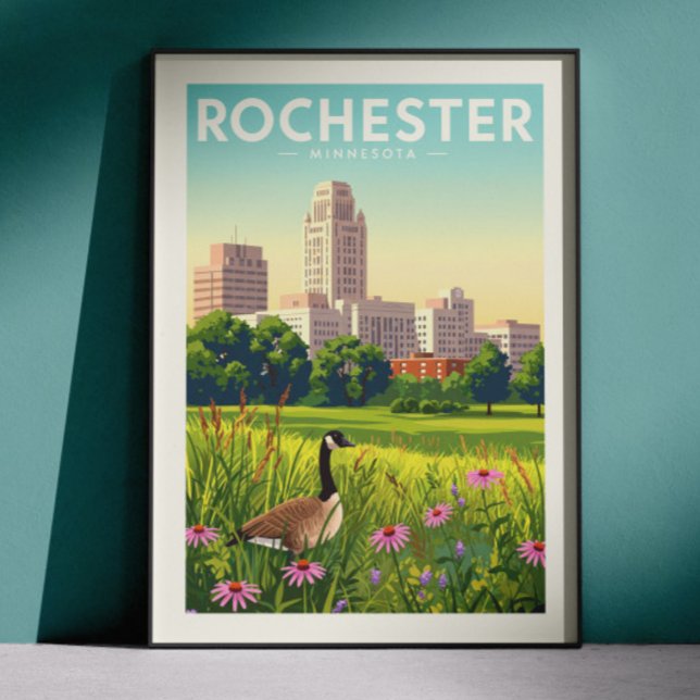 Vintage Rochester Minnesota Poster (Creator Uploaded)