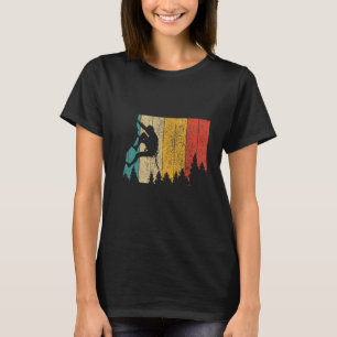 Vintage Rock Climbing Bouldering Design For Mens T-Shirt