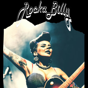 Vintage Rockabilly Music Party T-Shirt