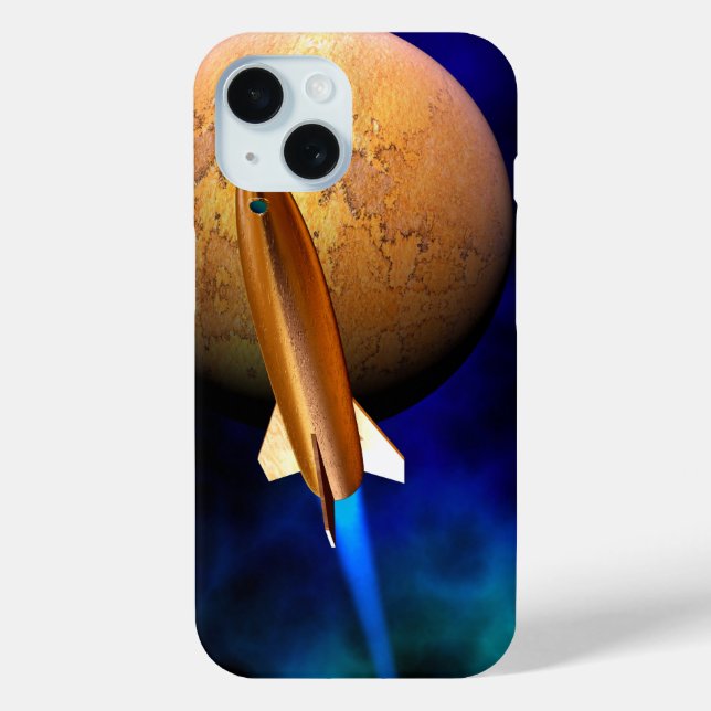 vintage rocketship Case-Mate iPhone case (Back)