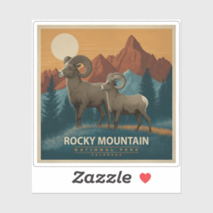 Vintage Rocky Mountain National Park Colorado