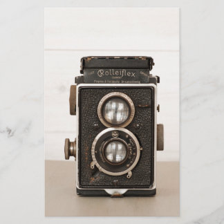 Vintage Rolleiflex Twin lens camera Stationery