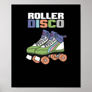Vintage Roller Disco Poster