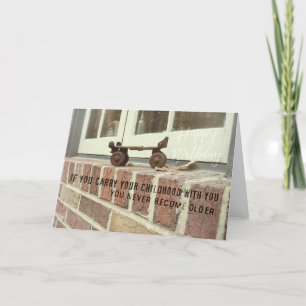 VINTAGE ROLLER SKATE Greeting Card