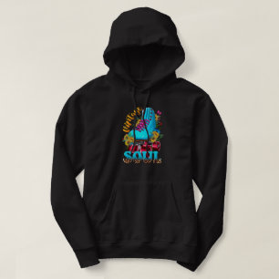 Vintage Roller Skate Hooded Sweatshirt
