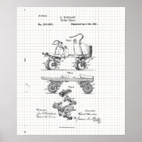 Vintage Roller Skate Patent