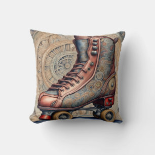 Vintage Roller Skates Cushion