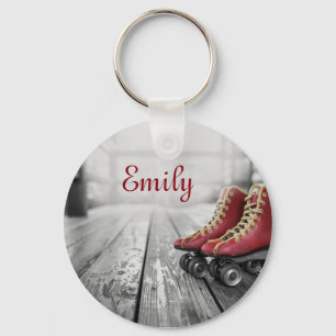 Vintage roller skates key ring