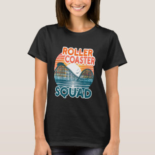 Vintage Rollercoaster Squad Roller Coaster Lover F T-Shirt