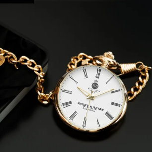 Vintage Roman Numeral Monogram  Watch