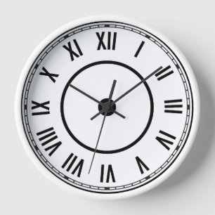 Vintage Roman Numerals Clock