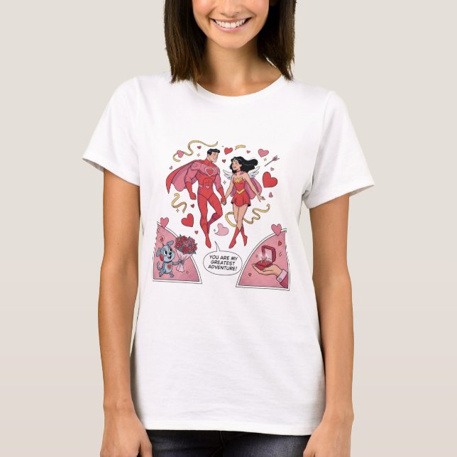 Vintage Romance Art T-Shirt (Front)