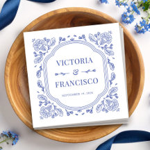 Vintage Romance Floral Cocktail Napkin