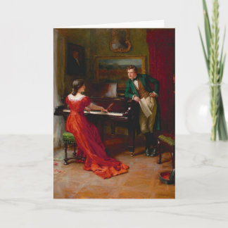 Vintage Romance Greeting Card