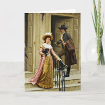 Vintage Romance Greeting Card