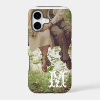 Vintage Romance Love Couple Monogram IPHONE 5 Case
