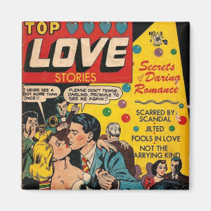 Vintage Romance Magnet