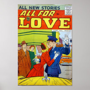 Vintage Romance Poster