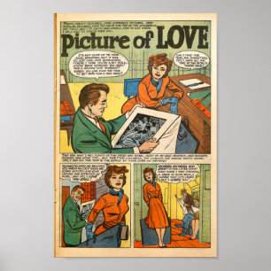 Vintage Romance Poster