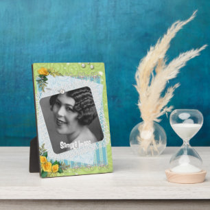 Vintage Romance Roses Art Plaque