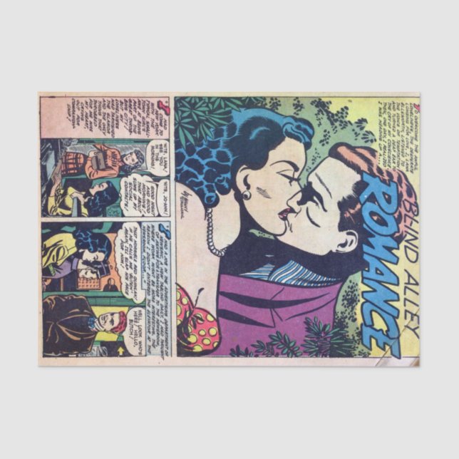 Vintage Romance  Tissue Paper (Front)