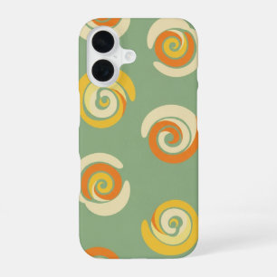 Vintage Romanesco Broccoli Pattern iPhone 16 Case