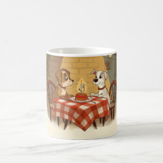 Vintage Romantic Dinner Invitation card Coffee Mug