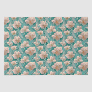 Vintage Romantic Floral Design  Tissue Paper